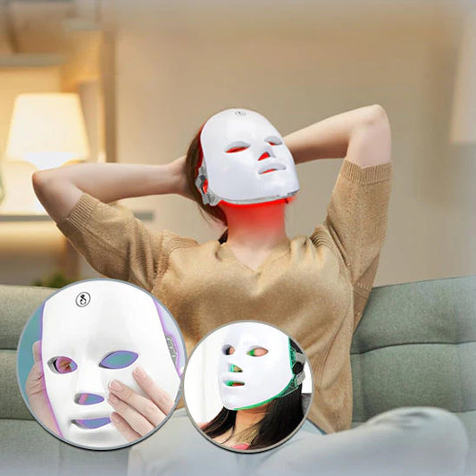 7-Color LED Therapy Mask – Rejuvenate Your Skin & Boost Natural Glow ✨
